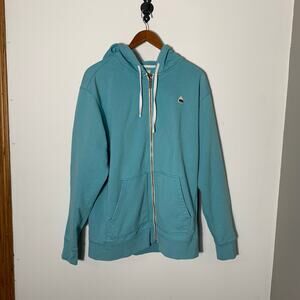 Mens Burton Dryride Full Zip Hoodie Blue Size M EUC!